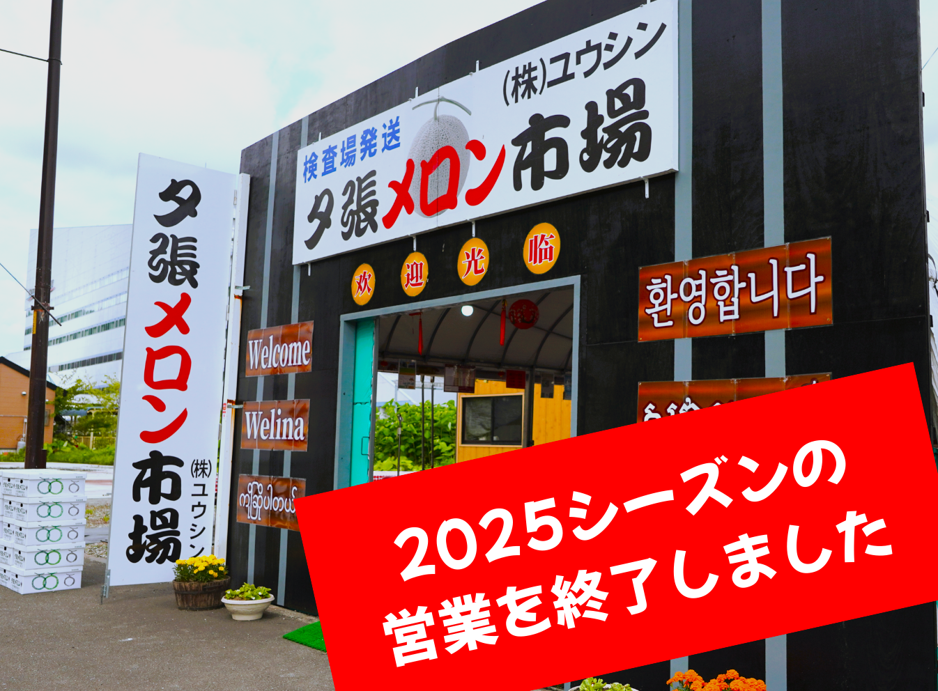 夕張メロン市場
